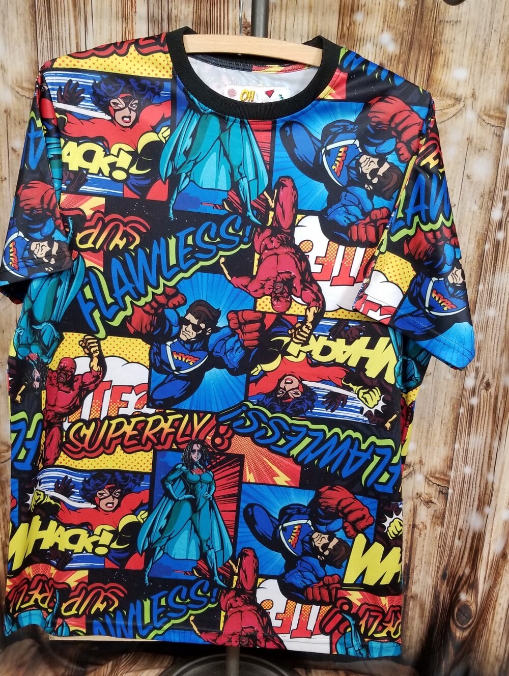 Oh Snap! By Drill Clothing Co Men's Medium Comics Graphic Crewneck T-Shirt NWOT